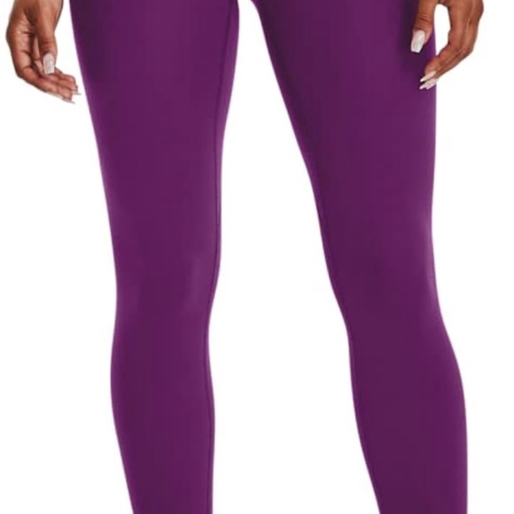 NWT Under Armour Ankle Leggings L Purple - Picture 4 of 4